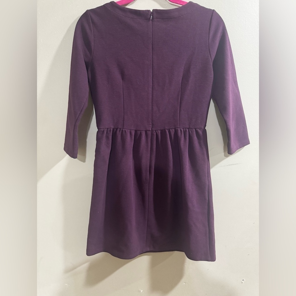 LOFT Rich Purple Midi Dress - Picture 4 of 6